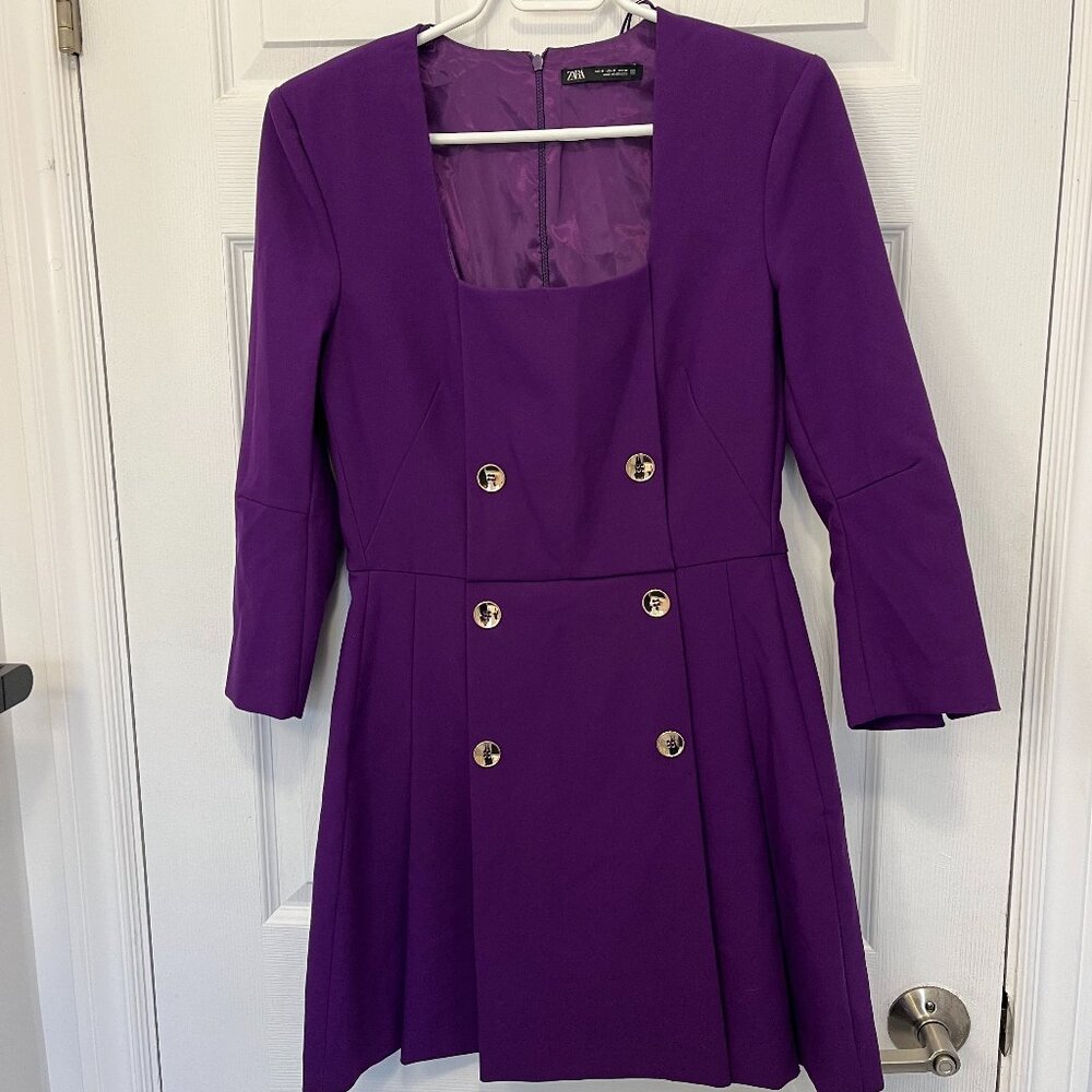 Zara Purple Mini Dress